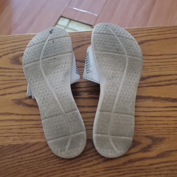 Puma Cool Cat Sport Pool Slide Sandals Womens Size 10 Sandals Casual White - Picture 3 of 3